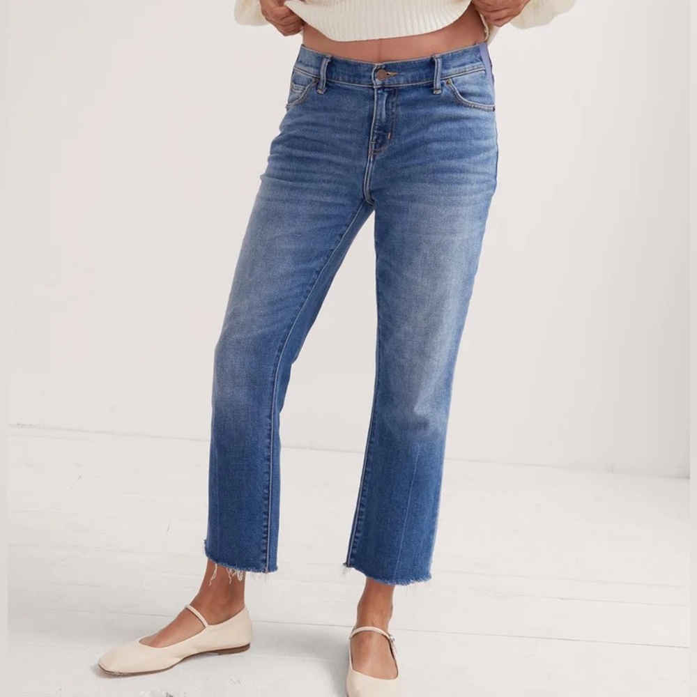 HATCH the crop maternity jeans